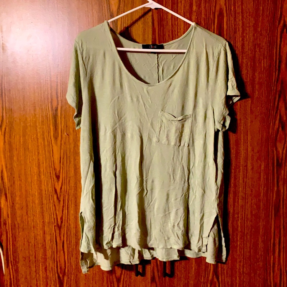 Sea foam green tea shirt